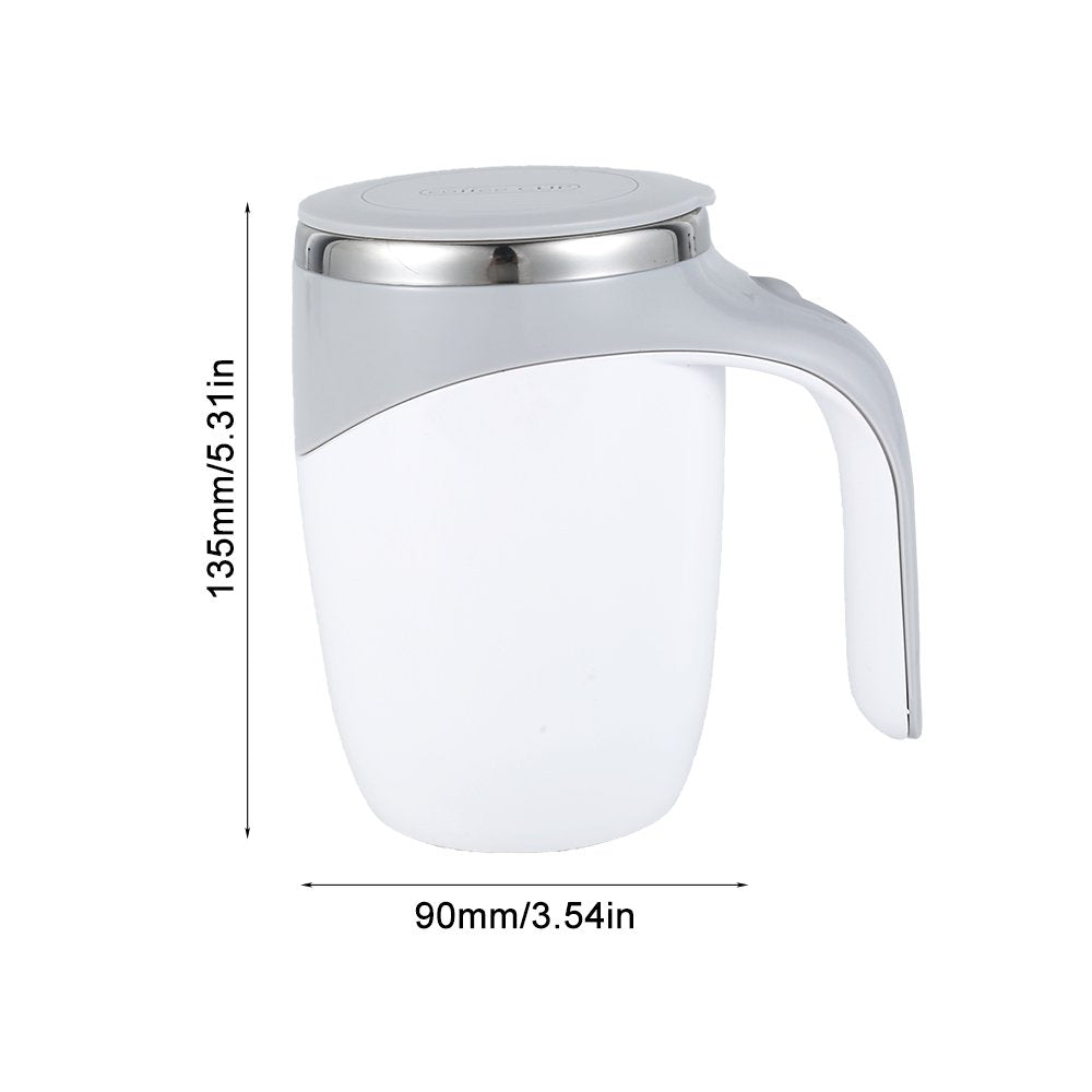 Self Stirring Coffee Mug Cup 400Ml Electric Stainless Steel Automatic Self Mixing Spinning Home Office Travel Mixer Cup