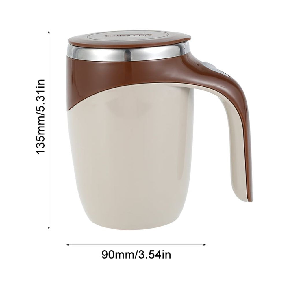 Self Stirring Coffee Mug Cup 400Ml Electric Stainless Steel Automatic Self Mixing Spinning Home Office Travel Mixer Cup